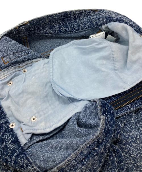 cygne（シーニュ）cygne (シーニュ) ファンシーデニムパンツ/Fancy denim pants ブルーの古着・服飾アイテム