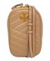 TORY BURCH（トリーバーチ）の古着「KIRA CHEVRON PHONE CROSSBODY  ミニショルダーバッグ　ポーチバッグ」｜ピンク