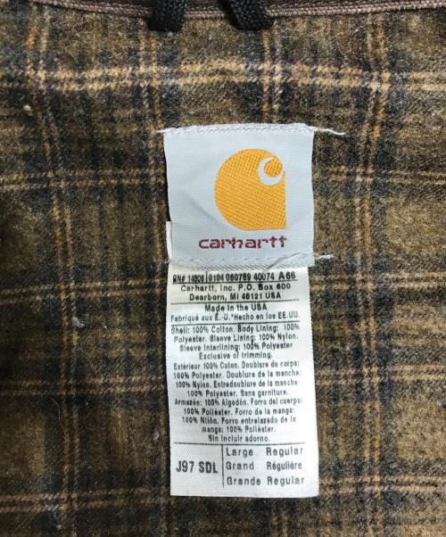 CarHartt（カーハート）CarHartt (カーハート) デトロイトジャケット ブラウン サイズ:Lの古着・服飾アイテム
