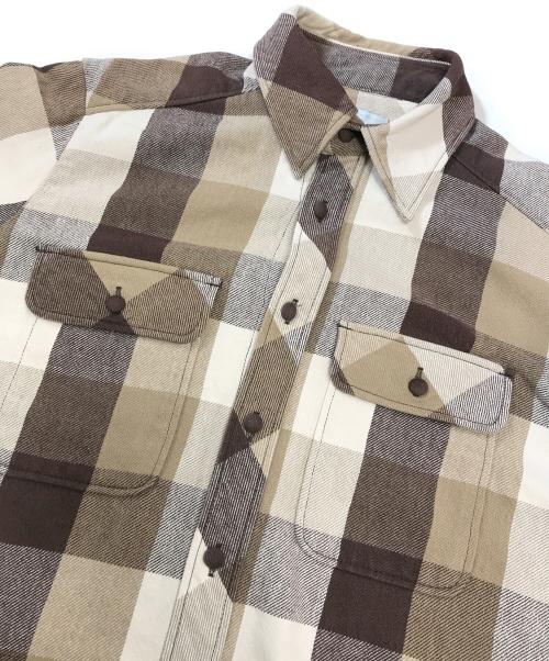 NUMBER (N)INE（ナンバーナイン）NUMBER (N)INE (ナンバーナイン) バッファローチェックシャツ ブラウン サイズ:2の古着・服飾アイテム