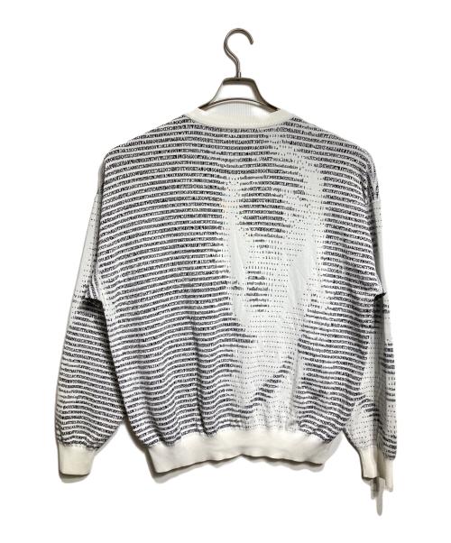 gadid anoniem（ガディッド アノニム）GADID ANONIEM (ガディッド アノニム) ハイゲージニットプルオーバー/Fine-gauge knit pullover ホワイト サイズ:Freeの古着・服飾アイテム