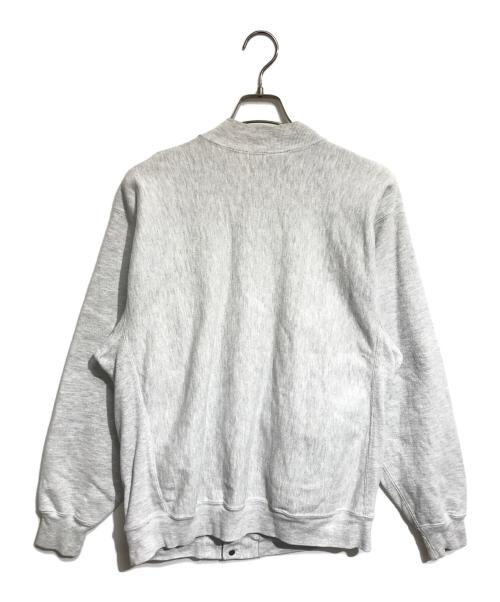Champion REVERSE WEAVE（チャンピオン リバース ウィーブ）Champion REVERSE WEAVE (チャンピオン リバース ウィーブ) リバースウィーブスナップカーディガン ライトグレー サイズ:LARGEの古着・服飾アイテム
