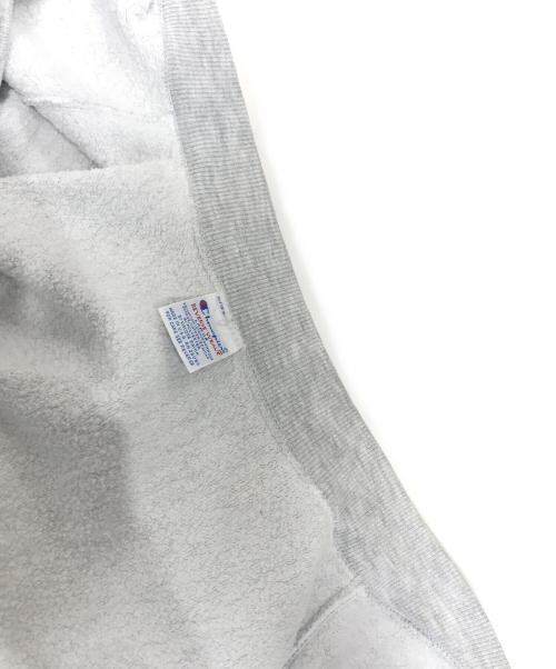 Champion REVERSE WEAVE（チャンピオン リバース ウィーブ）Champion REVERSE WEAVE (チャンピオン リバース ウィーブ) リバースウィーブスナップカーディガン ライトグレー サイズ:LARGEの古着・服飾アイテム
