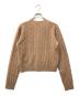Sporty & Rich (スポーティーアンドリッチ) Cableknit Cashmere Cardigan ベージュ サイズ:S 未使用品：15000円