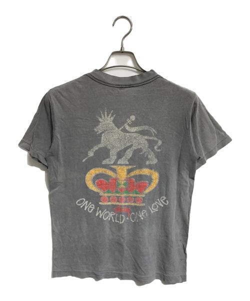 stussy（ステューシー）stussy (ステューシー) 80'S one world one love Tee グレー サイズ:Sの古着・服飾アイテム