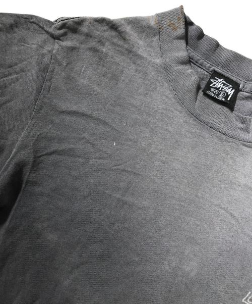 stussy（ステューシー）stussy (ステューシー) 80'S one world one love Tee グレー サイズ:Sの古着・服飾アイテム