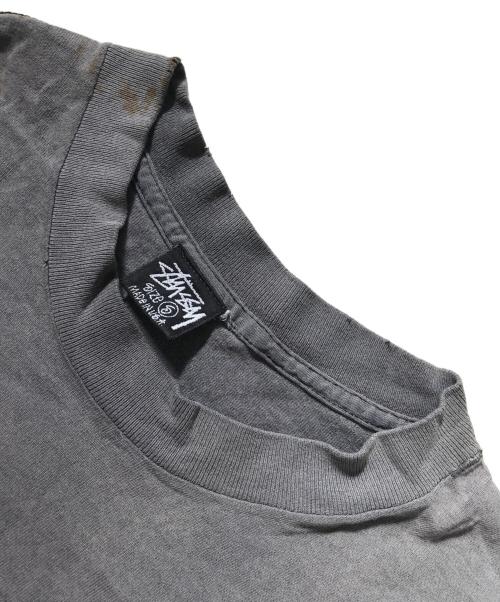 stussy（ステューシー）stussy (ステューシー) 80'S one world one love Tee グレー サイズ:Sの古着・服飾アイテム