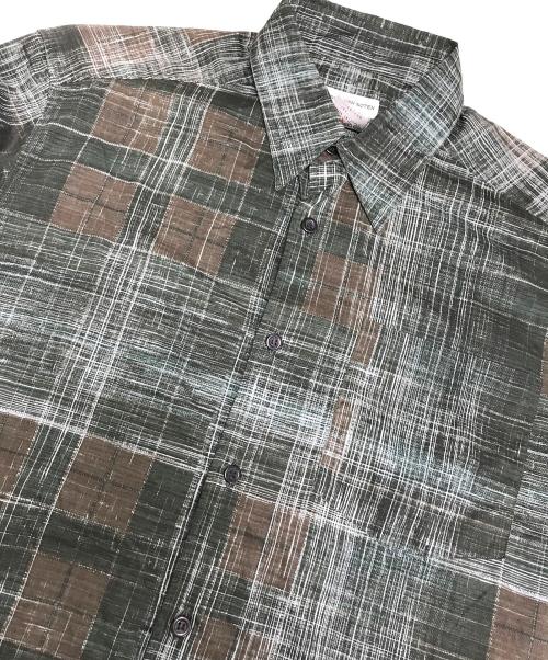 DRIES VAN NOTEN（ドリスヴァンノッテン）DRIES VAN NOTEN (ドリスヴァンノッテン) 総柄シャツ グリーン サイズ:46の古着・服飾アイテム