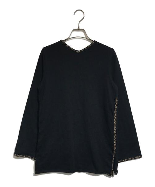 FENDI（フェンディ）FENDI (フェンディ) ロゴニット ブラック サイズ:40の古着・服飾アイテム