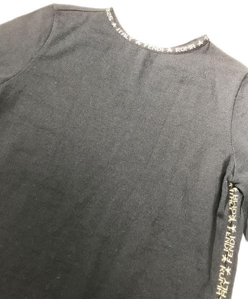 FENDI（フェンディ）FENDI (フェンディ) ロゴニット ブラック サイズ:40の古着・服飾アイテム