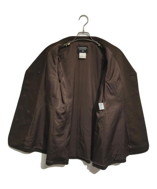 CHANEL（シャネル）CHANEL (シャネル) ココマーク釦 テーラードジャケット ブラウン サイズ:40の古着・服飾アイテム