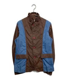 COMME des GARCONS SHIRT（コムデギャルソンシャツ）の古着「クレイジーパターン3Bナイロンジャケット」｜ブラウン