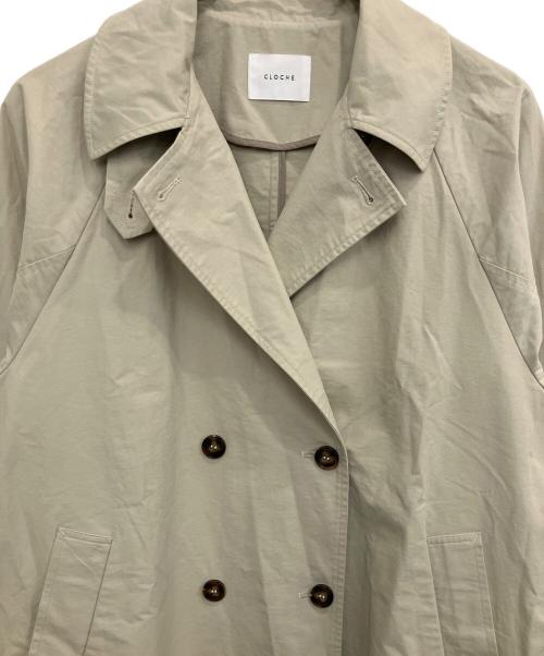 CLOCHE（クロシェ）CLOCHE (クロシェ) ミドルトレンチコート ベージュ サイズ:SIZE 02の古着・服飾アイテム