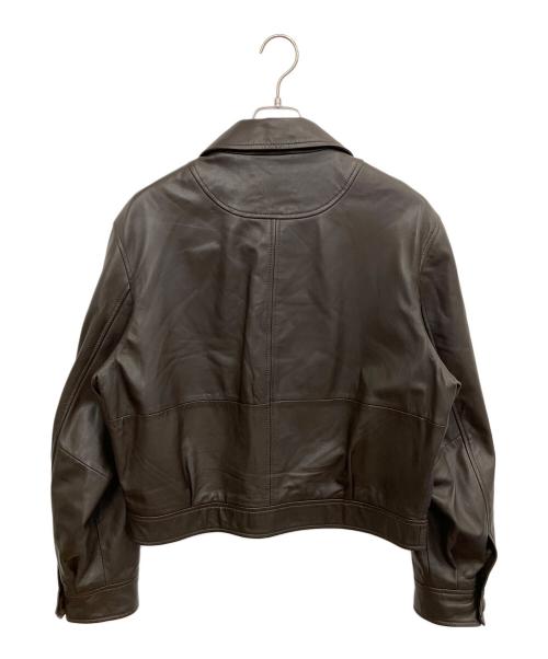 ZARA（ザラ）ZARA (ザラ) Disney (ディズニー) Harry lambert (ハリー・ランバート) レザージャケット ブラウン サイズ:SIZE Lの古着・服飾アイテム