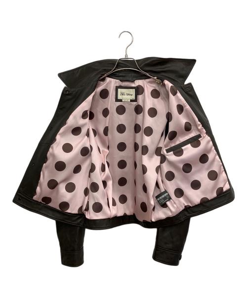 ZARA（ザラ）ZARA (ザラ) Disney (ディズニー) Harry lambert (ハリー・ランバート) レザージャケット ブラウン サイズ:SIZE Lの古着・服飾アイテム