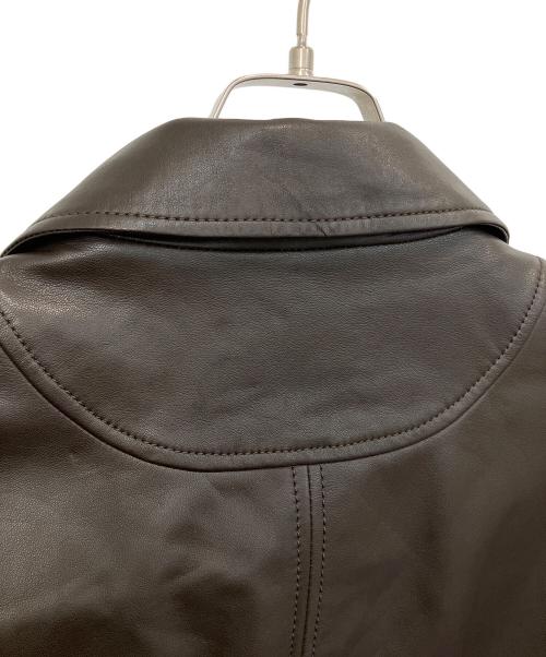 ZARA（ザラ）ZARA (ザラ) Disney (ディズニー) Harry lambert (ハリー・ランバート) レザージャケット ブラウン サイズ:SIZE Lの古着・服飾アイテム