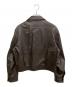 ZARA (ザラ) Disney (ディズニー) Harry lambert (ハリー・ランバート) レザージャケット ブラウン サイズ:SIZE L：8000円