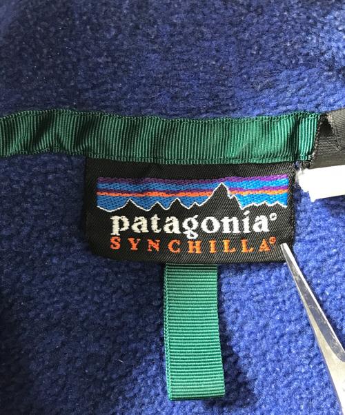 Patagonia（パタゴニア）Patagonia (パタゴニア) シンチラスナップT ブルー サイズ:Lの古着・服飾アイテム
