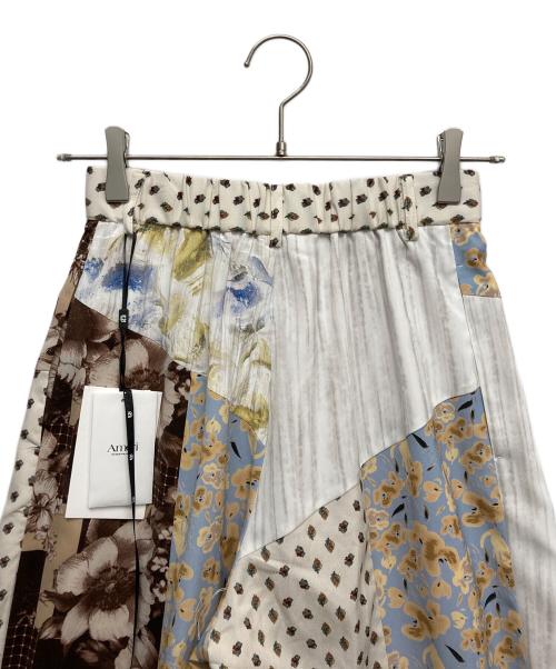 Ameri（アメリ）AMERI (アメリ) MEDI VARIOUS PATTERN TUCK PANTS ベージュ サイズ:S 未使用品の古着・服飾アイテム