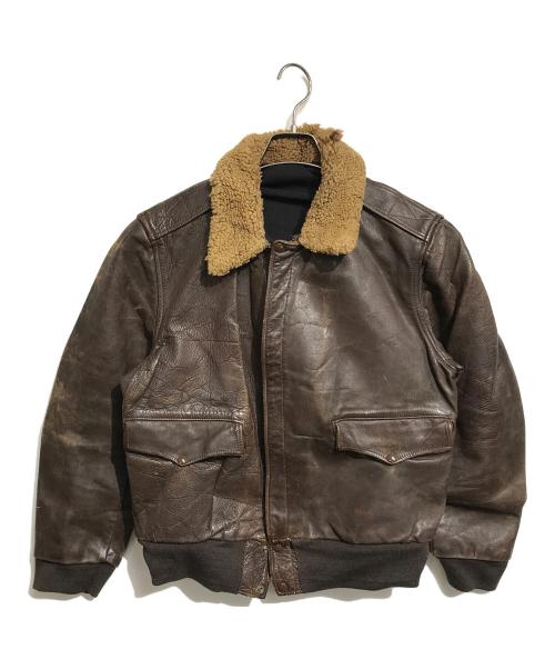 VINTAGE（ヴィンテージ）VINTAGE (ヴィンテージ) G-1 フライトジャケット ブラウン サイズ:表記なしの古着・服飾アイテム