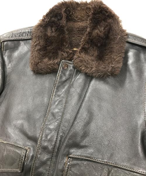 VINTAGE（ヴィンテージ）VINTAGE (ヴィンテージ) G-1タイプ レザージャケット ブラウン サイズ:表記なしの古着・服飾アイテム