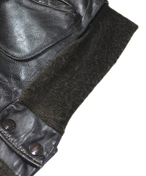 VINTAGE（ヴィンテージ）VINTAGE (ヴィンテージ) G-1タイプ レザージャケット ブラウン サイズ:表記なしの古着・服飾アイテム