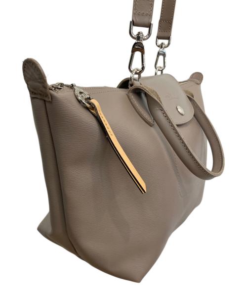 LONGCHAMP（ロンシャン）LONGCHAMP (ロンシャン) LE PLIAGE CITY 2WAYバッグ ベージュの古着・服飾アイテム