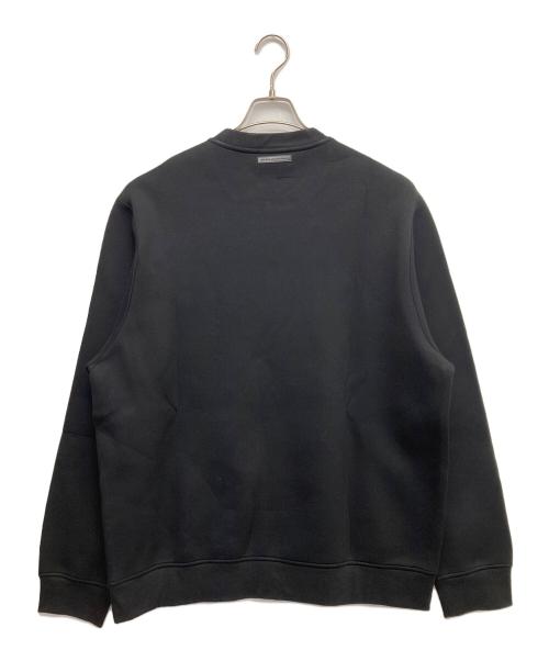 DIESEL Black Gold（ディーゼル ブラック ゴールド）DIESEL BLACK GOLD (ディーゼル ブラック ゴールド) スクエアスプレープリントスウェット ブラック サイズ:XLの古着・服飾アイテム