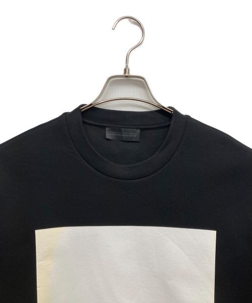 DIESEL Black Gold（ディーゼル ブラック ゴールド）DIESEL BLACK GOLD (ディーゼル ブラック ゴールド) スクエアスプレープリントスウェット ブラック サイズ:XLの古着・服飾アイテム