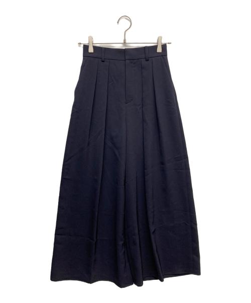 ANAYI（アナイ）ANAYI (アナイ) トリアセツイルタックイージーパンツ ネイビー サイズ:34の古着・服飾アイテム