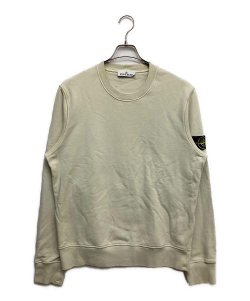 STONE ISLAND（ストーンアイランド）STONE ISLAND (ストーンアイランド) Cotton Fleece Crewneck グリーン サイズ:Lの古着・服飾アイテム