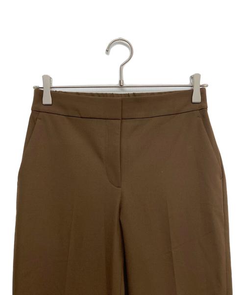 theory luxe（セオリーリュクス）theory luxe (セオリーリュクス) スリムテーパードパンツ ブラウン サイズ:38の古着・服飾アイテム