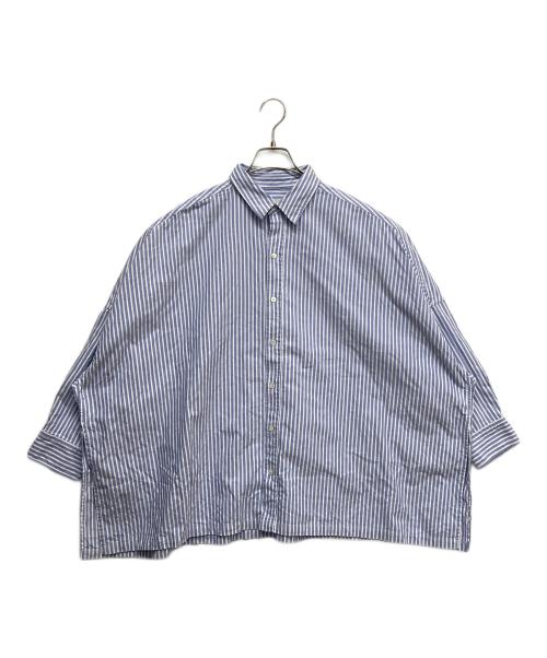 Plage（プラージュ）Plage (プラージュ) Light OX Poncho シャツ ブルー サイズ:無しの古着・服飾アイテム