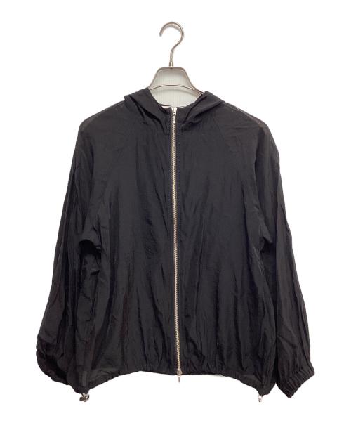 stola.（ストラ）stola. (ストラ) シアーフードパーカー ブラック サイズ:38の古着・服飾アイテム