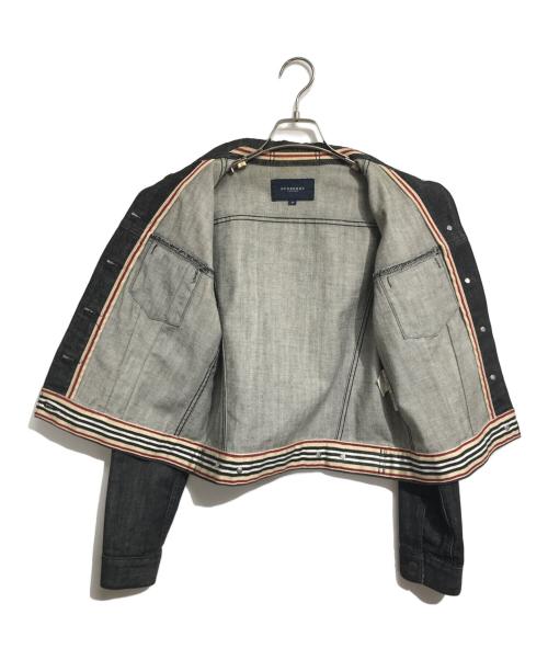 BURBERRY LONDON（バーバリーロンドン）BURBERRY LONDON (バーバリーロンドン) デニムジャケット ブラック サイズ:40の古着・服飾アイテム