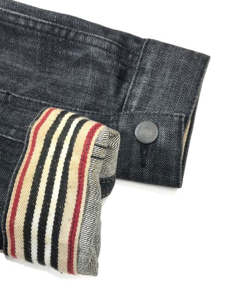 BURBERRY LONDON（バーバリーロンドン）BURBERRY LONDON (バーバリーロンドン) デニムジャケット ブラック サイズ:40の古着・服飾アイテム