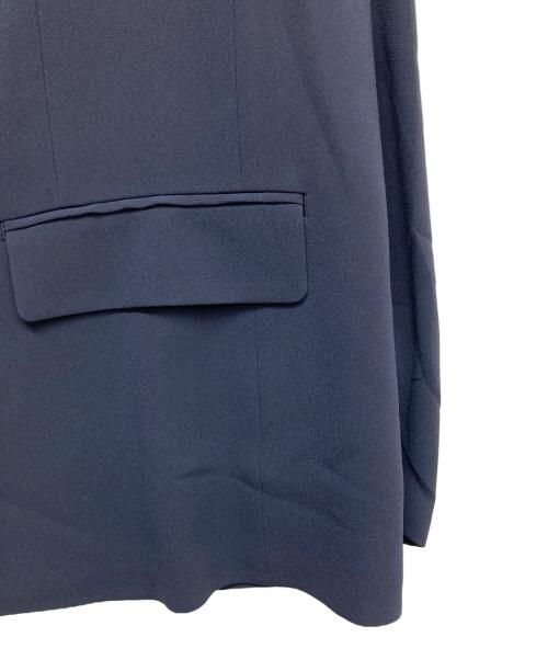 theory luxe（セオリーリュクス）theory luxe (セオリーリュクス) バックサテンリラックスジャケット ネイビー サイズ:38の古着・服飾アイテム