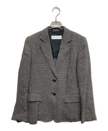 MaxMara（マックスマーラ）の古着「ツイードテーラードジャケット」｜グレー