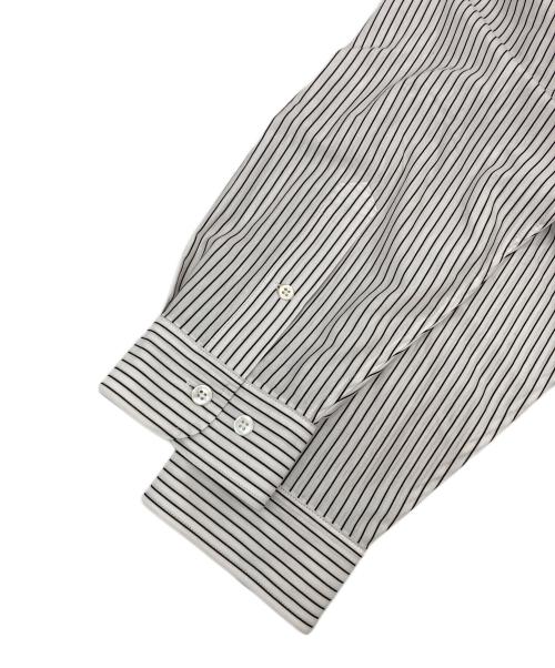 KANEMASA PHIL.（カネマサフィル）KANEMASA PHIL. (カネマサフィル) 46G Stripe Atmosphere Shirt ホワイト サイズ:Sの古着・服飾アイテム