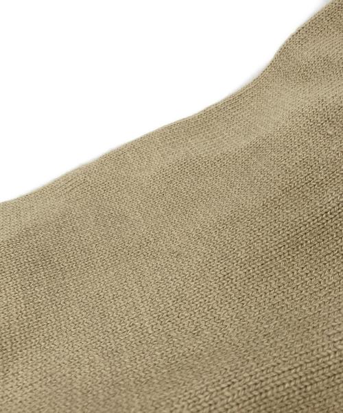 MUVEIL（ミュベール）MUVEIL (ミュベール) ドッキングシャツニットプルオーバー ブラウン サイズ:38の古着・服飾アイテム