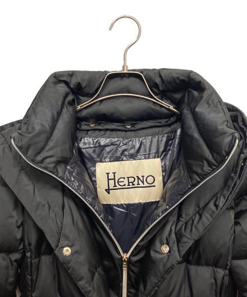HERNO（ヘルノ）HERNO (ヘルノ) ダウンコート ブラック サイズ:40の古着・服飾アイテム