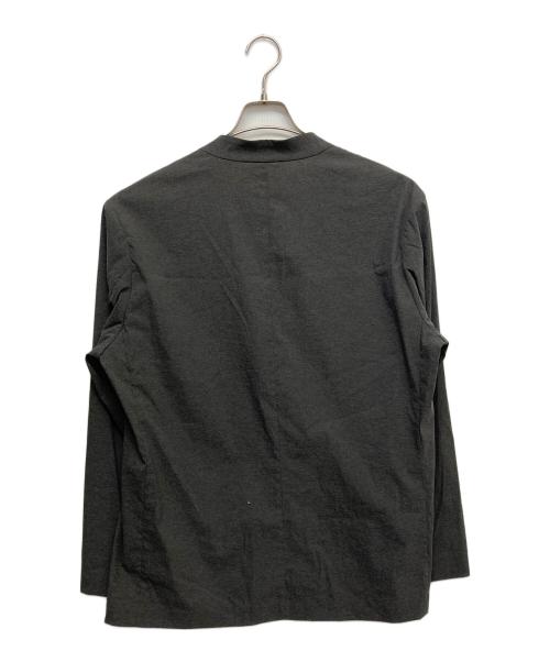 PLST（プラステ）PLST (プラステ) モーションエアーノーカラージャケット グレー サイズ:Lの古着・服飾アイテム