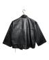 TROVE (トローヴ) LEATHER RIDERS JACKET TYPE-HANTEN/半纏型ライダースジャケット ブラック サイズ:2：50000円