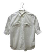 YANMIヤンミ）の古着「RIBBON DETAIL SHIRT」｜ホワイト