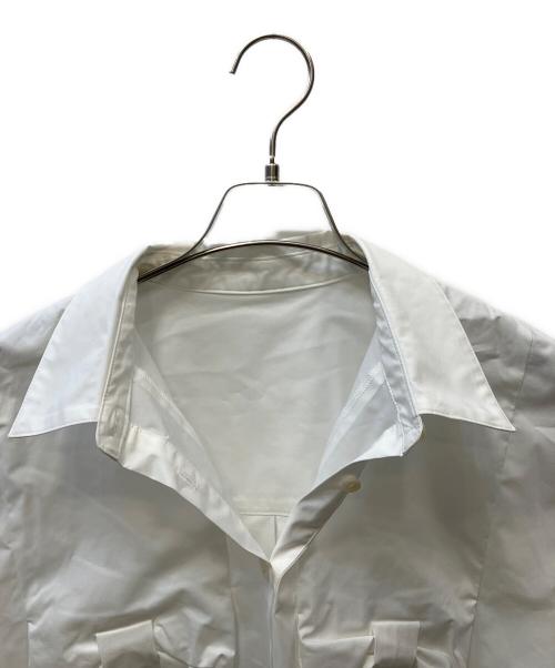 YANMI（ヤンミ）YANMI (ヤンミ) RIBBON DETAIL SHIRT ホワイト サイズ:１の古着・服飾アイテム