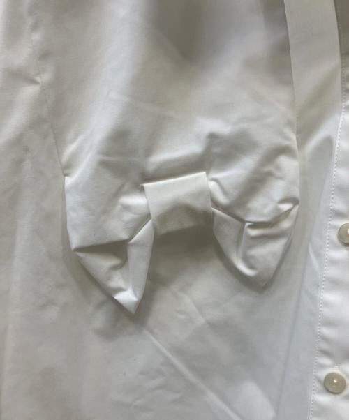 YANMI（ヤンミ）YANMI (ヤンミ) RIBBON DETAIL SHIRT ホワイト サイズ:１の古着・服飾アイテム