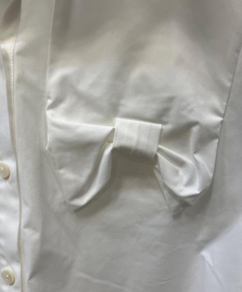 YANMI（ヤンミ）YANMI (ヤンミ) RIBBON DETAIL SHIRT ホワイト サイズ:１の古着・服飾アイテム