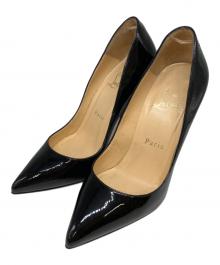 Christian Louboutin（クリスチャン・ルブタン）の古着「エナメルパンプス」｜ブラック