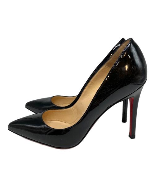 Christian Louboutin（クリスチャン・ルブタン）Christian Louboutin (クリスチャン・ルブタン) エナメルパンプス ブラック サイズ:SIZE　35の古着・服飾アイテム