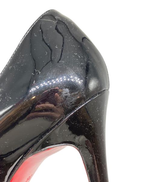 Christian Louboutin（クリスチャン・ルブタン）Christian Louboutin (クリスチャン・ルブタン) エナメルパンプス ブラック サイズ:SIZE　35の古着・服飾アイテム